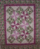 pinwheels feathers quilt