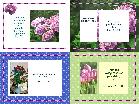 label custom quilt thankyou flowers