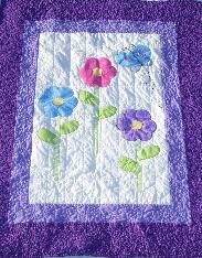 flower butterfly baby custom quilt