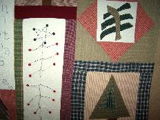 christmas folk art tree quilt