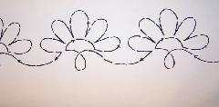 flower pansy rising pantograph